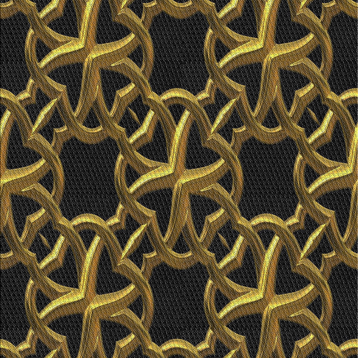 Patterned Mid Gray Novelty Rug, pat3138