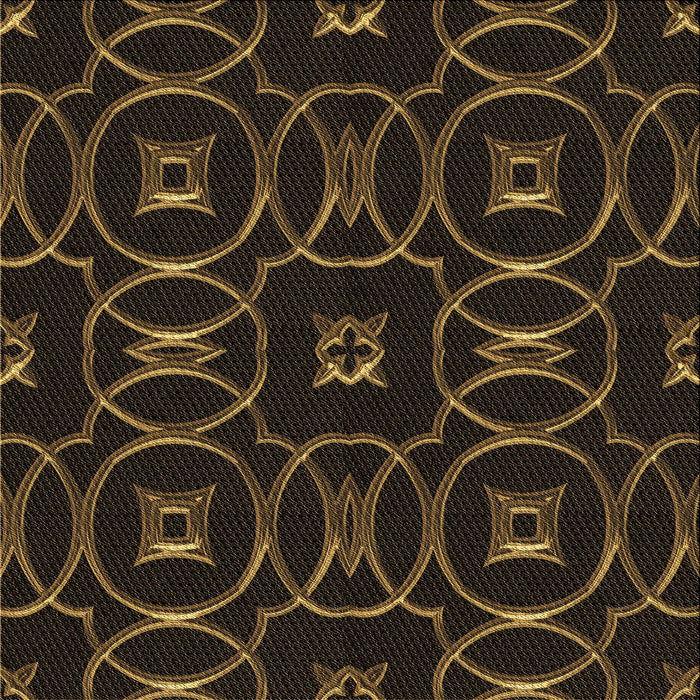 Round Patterned Red Brown Rug, pat3139brn