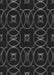 Patterned Black Rug, pat3139gry