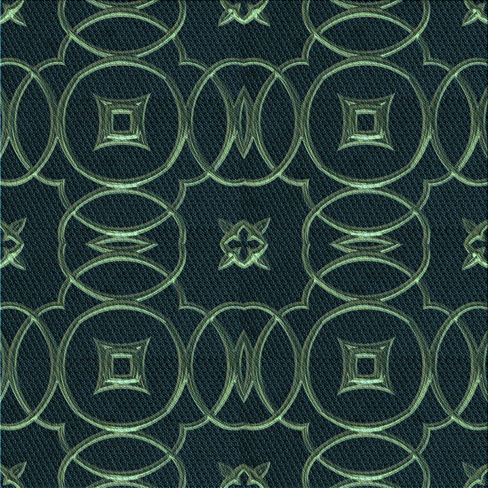 Round Machine Washable Transitional Black Rug, wshpat3139lblu