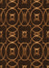 Patterned Mahogany Brown Rug, pat3139org