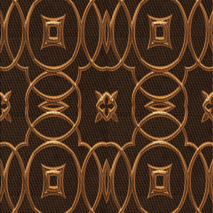 Patterned Mahogany Brown Rug, pat3139org