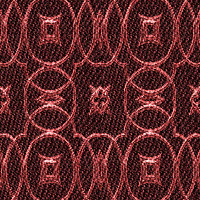 Patterned Fire Brick Red Rug, pat3139rd