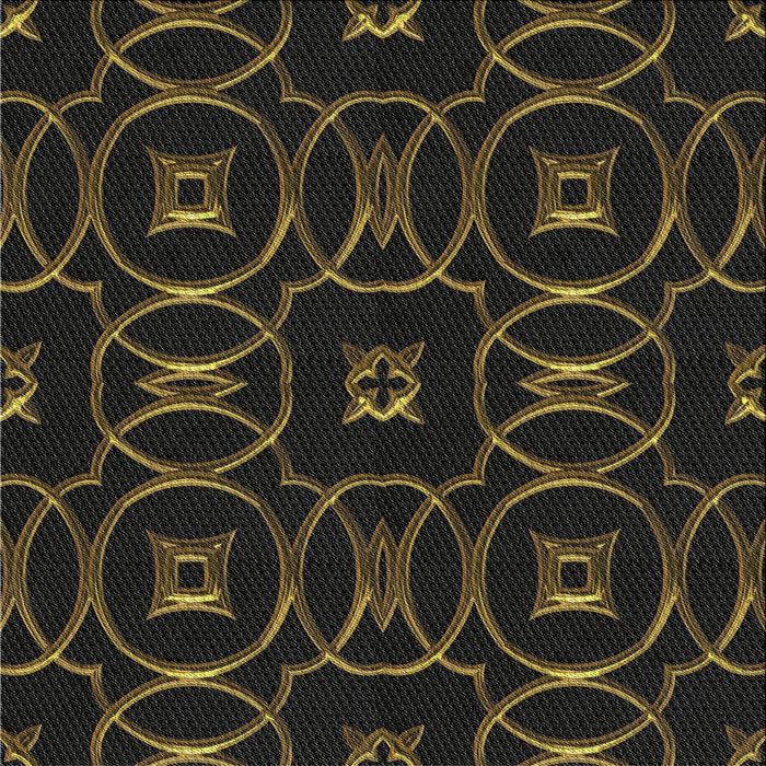 Square Patterned Brown Novelty Rug, pat3139