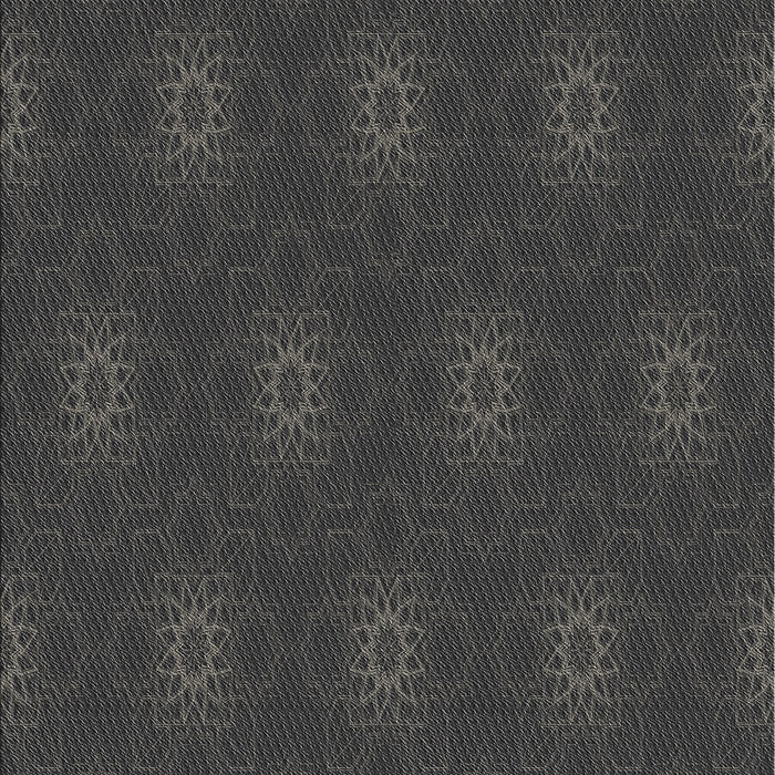 Patterned Mid Gray Novelty Rug, pat313