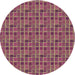 Square Machine Washable Transitional Burnt Pink Rug in a Living Room, wshpat314brn