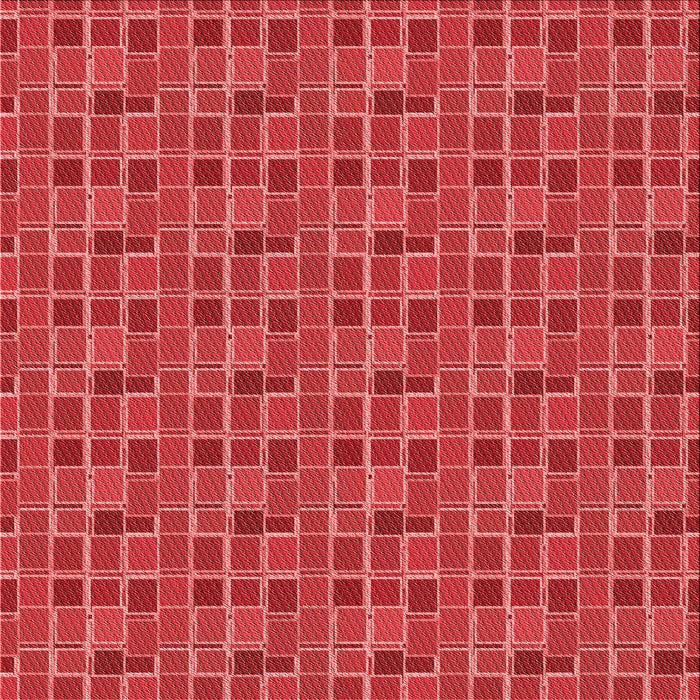 Round Patterned Red Rug, pat314rd