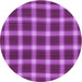 Square Machine Washable Transitional Dark Magenta Purple Rug in a Living Room, wshpat3140pur