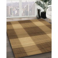 Patterned Saddle Brown Rug, pat3141brn