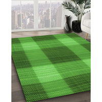 Patterned Green Rug, pat3141grn