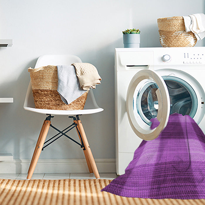 Machine Washable Transitional Bright Neon Pink Purple Rug in a Washing Machine, wshpat3141pur