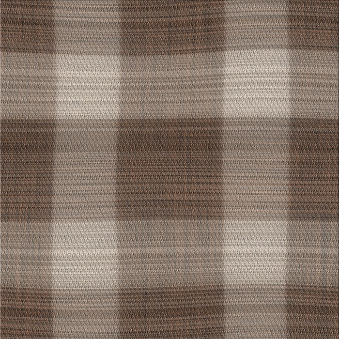 Square Patterned Light French Beige Brown Novelty Rug, pat3141