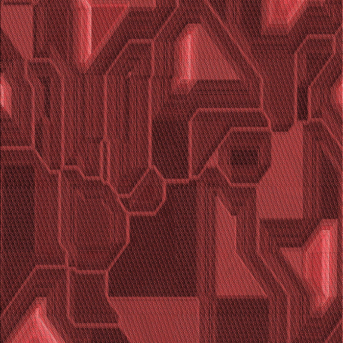 Machine Washable Transitional Red Rug, wshpat3142rd