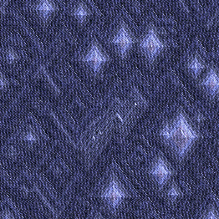 Patterned Royal Blue Rug, pat3143blu