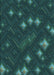 Patterned Dark Cyan Green Rug, pat3143lblu