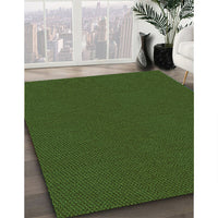 Patterned Dark Forest Green Rug, pat3144grn