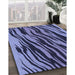 Machine Washable Transitional Blue Rug in a Family Room, wshpat3145blu