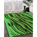 Machine Washable Transitional Deep Emerald Green Rug in a Family Room, wshpat3145grn