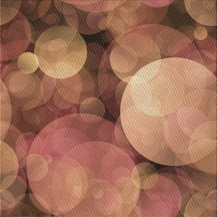 Round Machine Washable Transitional Orange Rug, wshpat3146brn