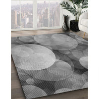 Patterned Carbon Gray Rug, pat3146gry