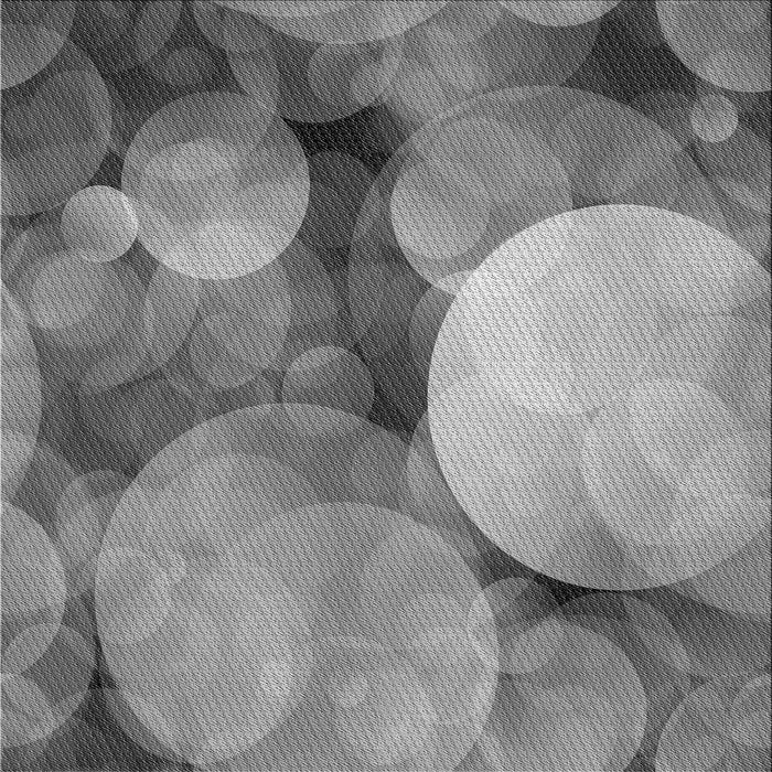 Round Machine Washable Transitional Carbon Gray Rug, wshpat3146gry