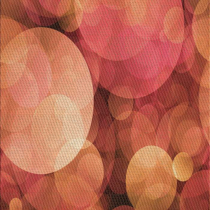 Patterned Bright Orange Rug, pat3146org