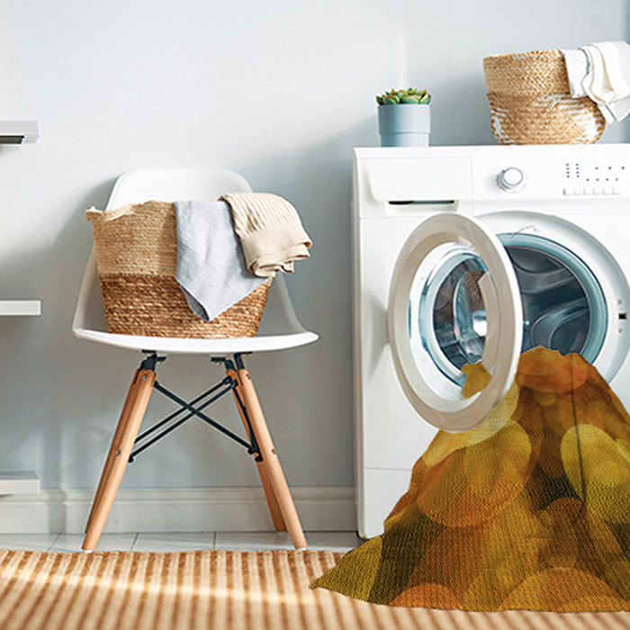 Machine Washable Transitional Mahogany Brown Rug in a Washing Machine, wshpat3146yw