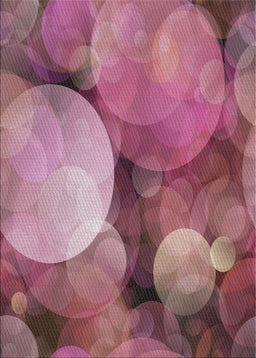Patterned Pink Novelty Rug, pat3146