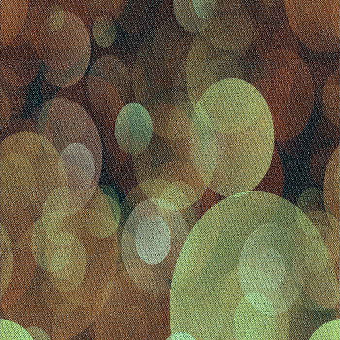 Patterned Bakers Brown Rug, pat3147lblu