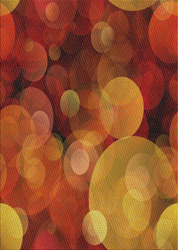 Patterned Orange Modern Rug, pat3147