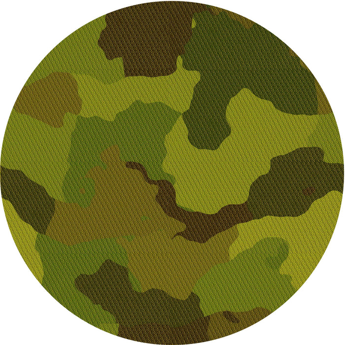 Square Patterned Milk Chocolate Brown Rug, pat3148yw