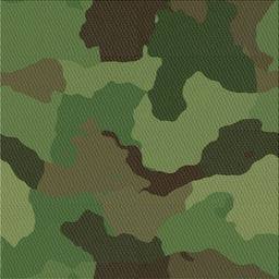 Square Patterned Dark Forest Green Novelty Rug, pat3148