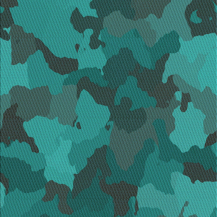 Machine Washable Transitional Medium Teal Green Rug, wshpat3149lblu