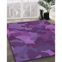 Patterned Purple Rug, pat3149pur