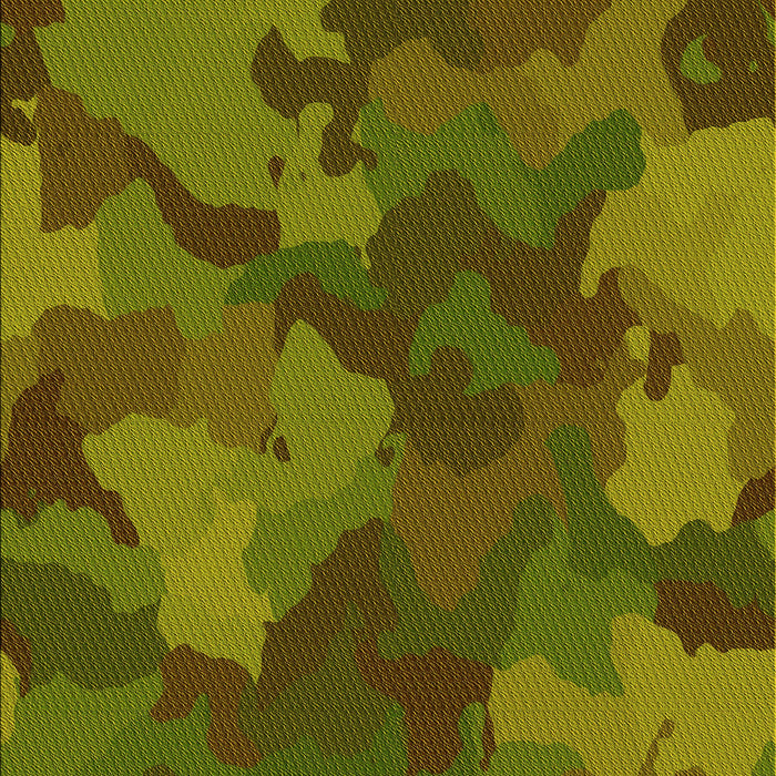 Patterned Dark Yellow Green Rug, pat3149yw