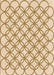 Patterned Golden Blonde Gold Rug, pat315org