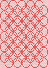 Machine Washable Transitional Light Red Pink Rug, wshpat315rd