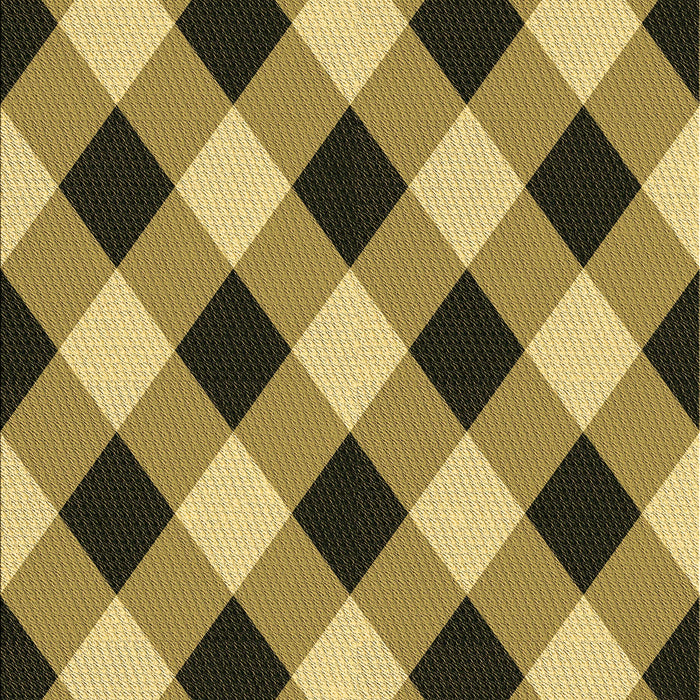 Patterned Yellow Rug, pat3150brn