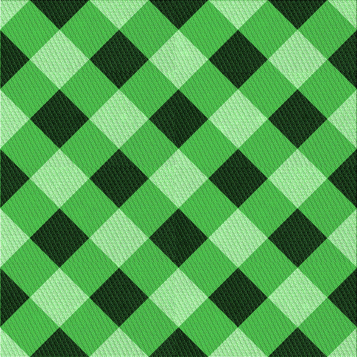 Round Patterned Green Rug, pat3150grn