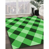 Patterned Green Rug, pat3150grn