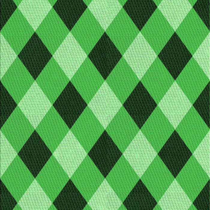 Machine Washable Transitional Green Rug, wshpat3150grn