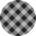 Square Patterned Dark Gray Rug, pat3150gry