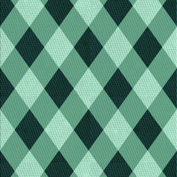 Patterned Medium Teal Green Rug, pat3150lblu