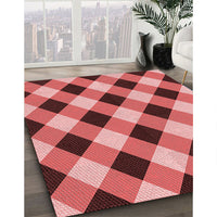 Patterned Red Rug, pat3150rd