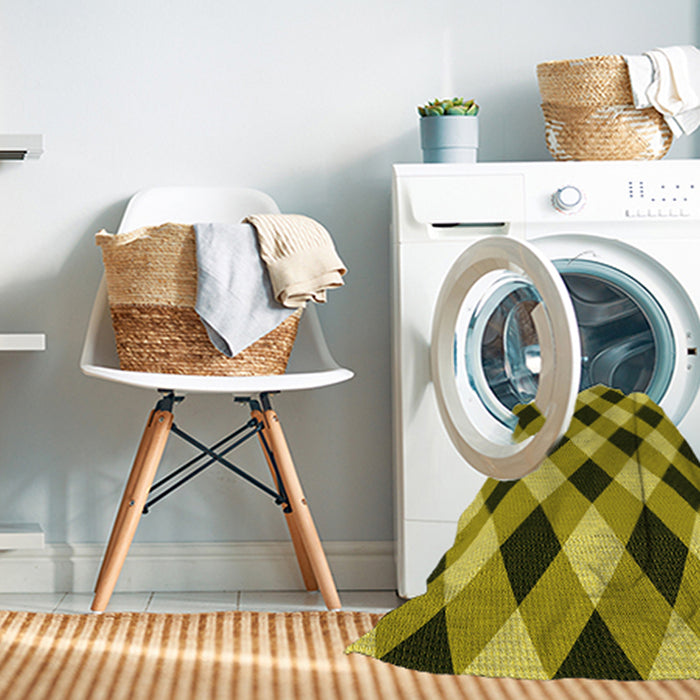 Machine Washable Transitional Dark Bronze Brown Rug in a Washing Machine, wshpat3150yw