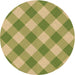 Square Patterned Dark Yellow Green Rug, pat3151brn