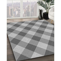 Patterned Smokey Gray Rug, pat3151gry