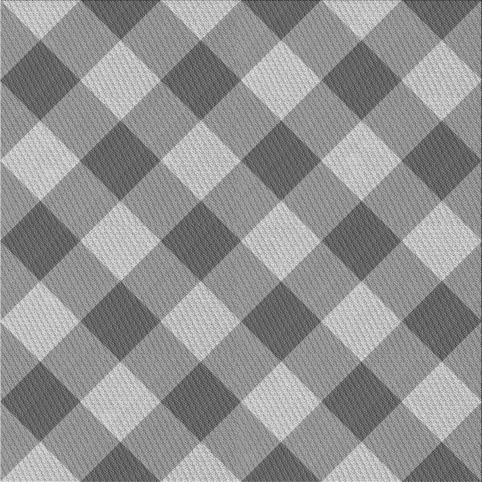 Round Patterned Smokey Gray Rug, pat3151gry