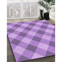 Patterned Violet Purple Rug, pat3151pur