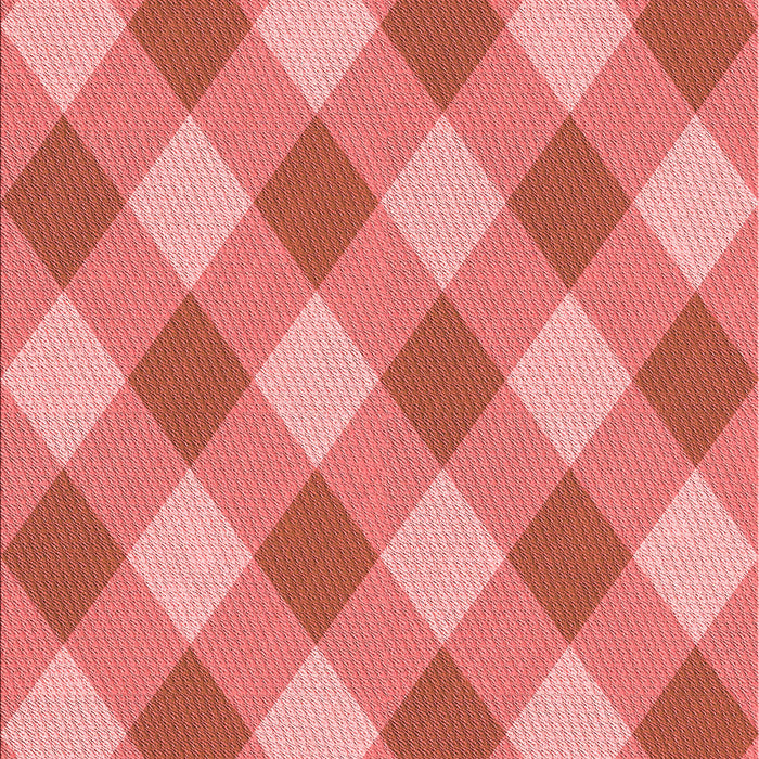 Patterned Fire Red Rug, pat3151rd